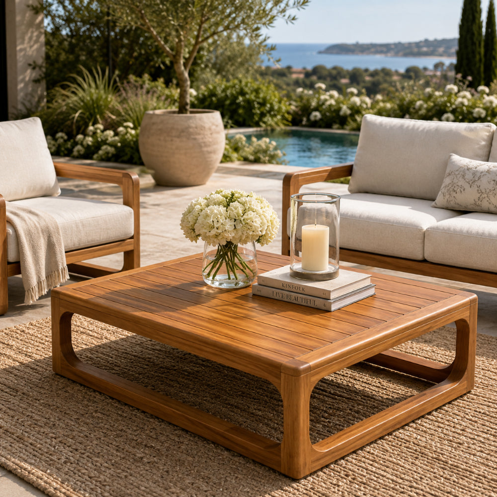 The Montauk Teak Lounge Set | Free Cover