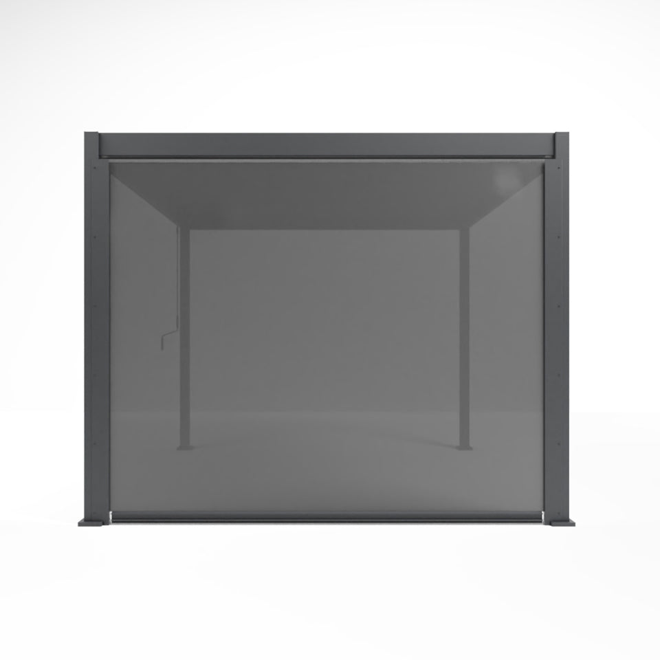 Proteus Lite Texteline Side Screen - 3.0m in Graphite Grey
