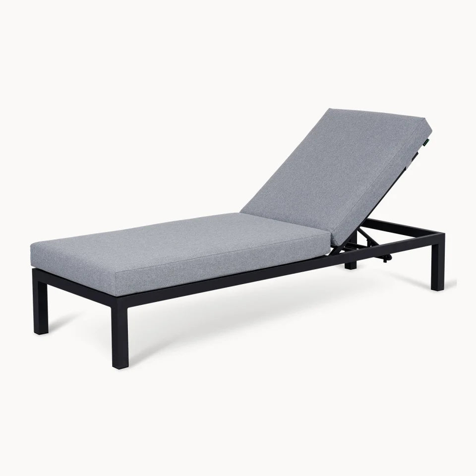 Maxwell Aluminium Sun Lounger in Graphite Grey