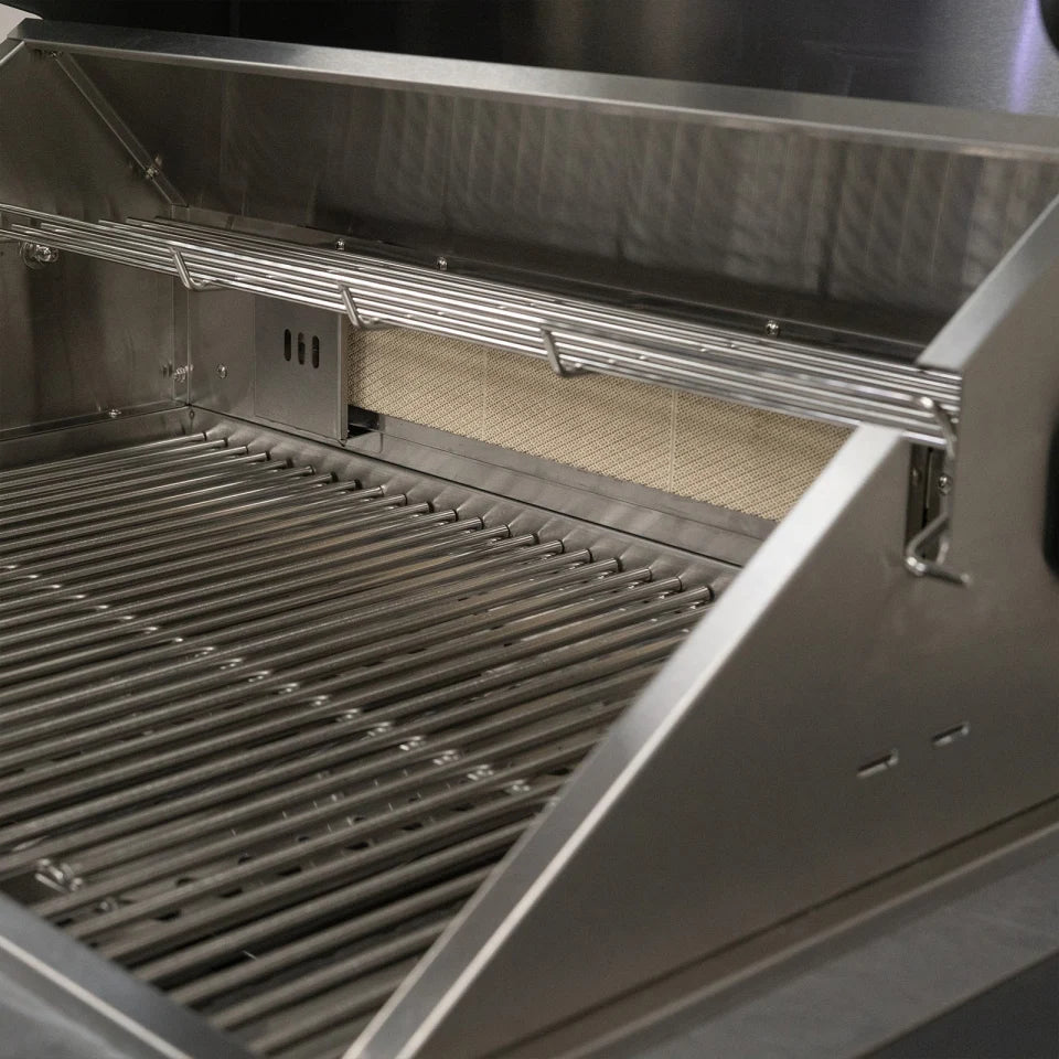 Stanley Outdoor Kitchen 6 Burner Gas BBQ with Integrated Side Burner Modular Unit - Stainless Steel