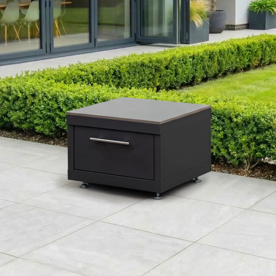 Riley Outdoor Kitchen Kamado BBQ Drawer Modular Unit - Graphite Grey