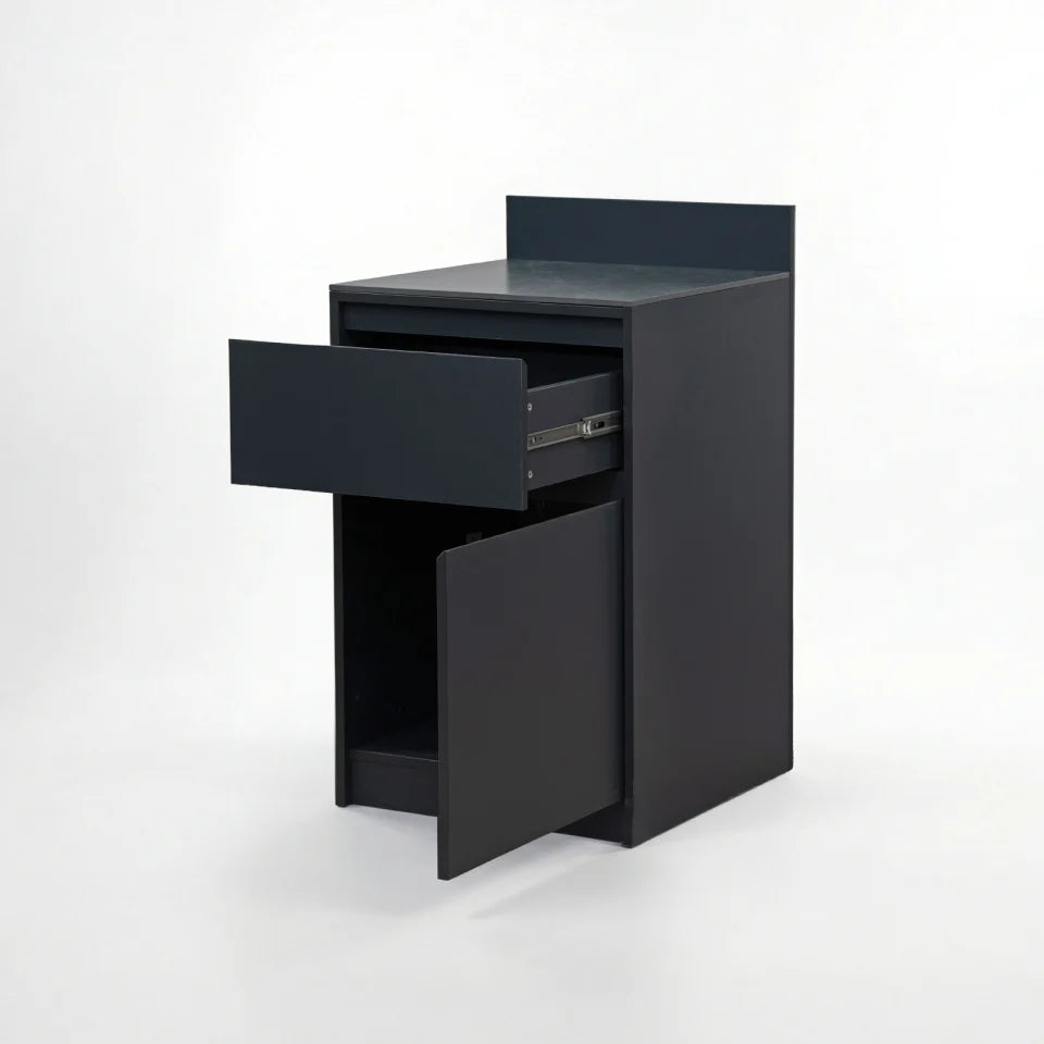 Oakley Outdoor Kitchen Drawer & Cupboard Modular Unit - Graphite Grey