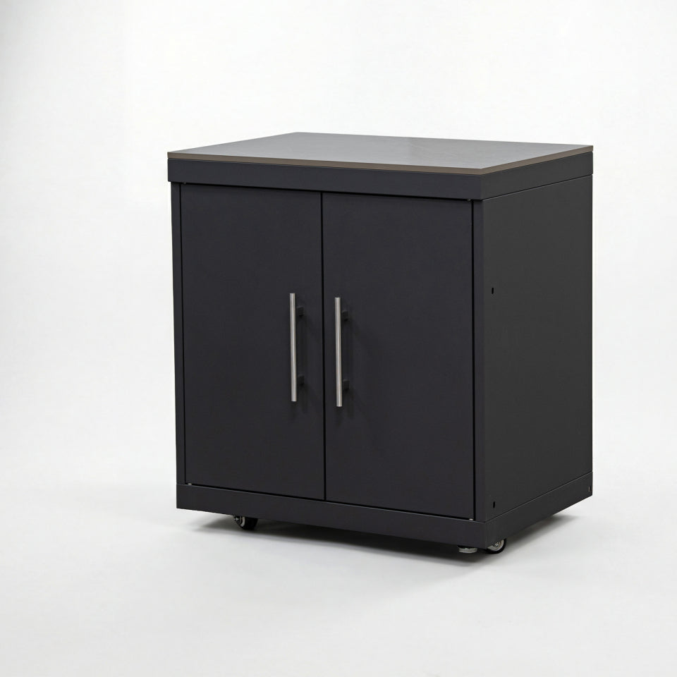 Riley Straight Outdoor Kitchen Kamado Charcoal BBQ K1940-A - Graphite Grey