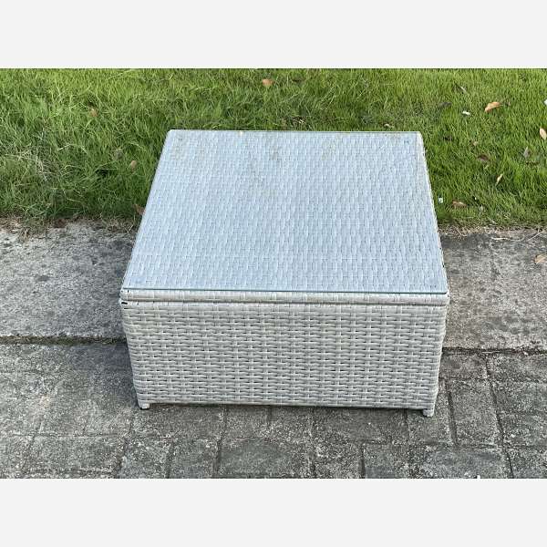 Rattan square coffee table Outdoor Garden Furniture patio furniture Grey Brown Black