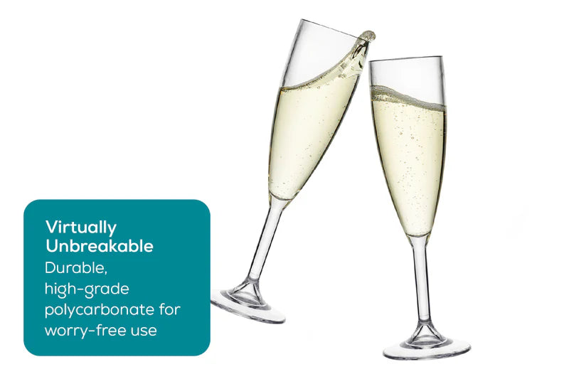 Hot Tub Champagne Flutes