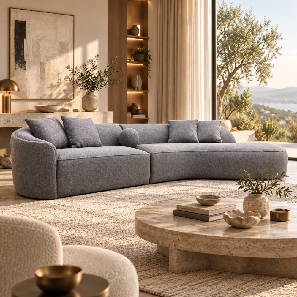 The Pebble Boucle Sofa