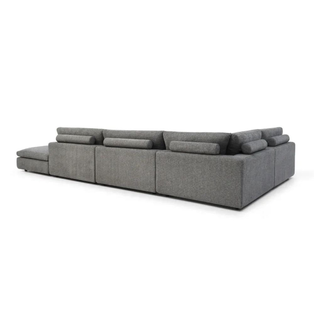Blanco 5 Piece Modular Sofa - Charcoal