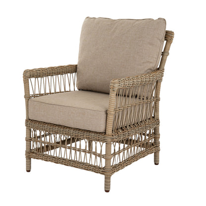 Provence Collection Outdoor 4 Seater Round Dining Set