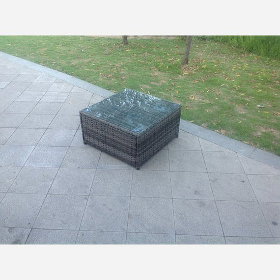 Rattan square coffee table Outdoor Garden Furniture patio furniture Grey Brown Black
