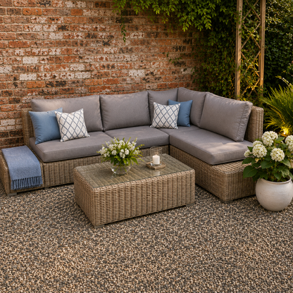 Amalfi Collection Outdoor Large Corner Set