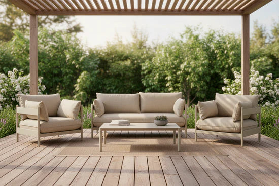 Garden Sofa Set 04 4 Seater