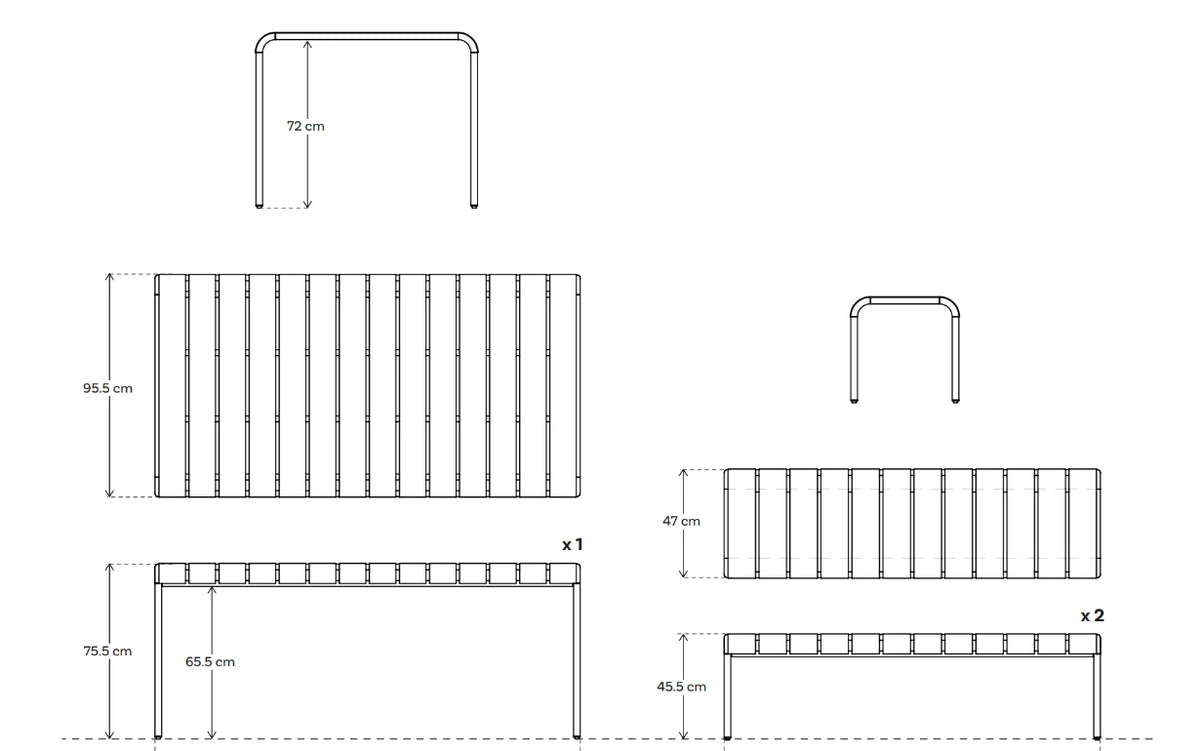 Garden Dining Set 01