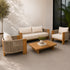 The Teak & Rope Lounge Set