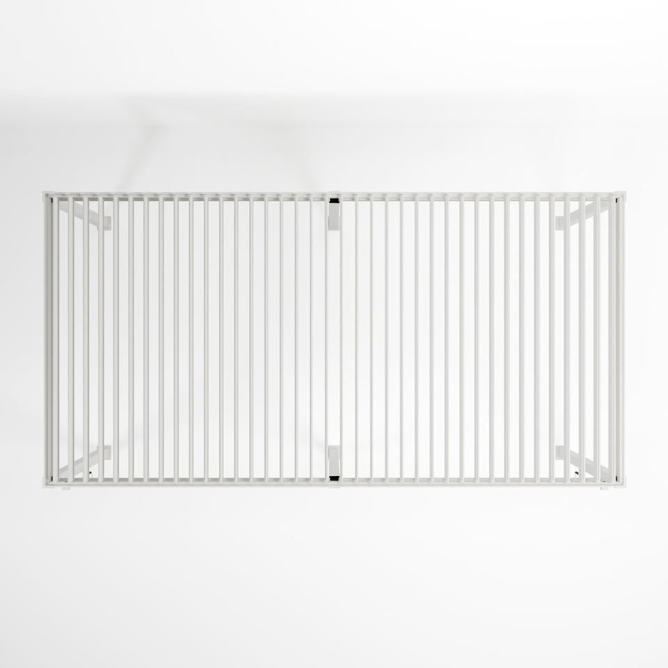 Legacy Aluminium Metal Pergola in Chalk White