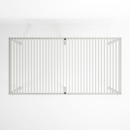 Legacy Aluminium Metal Pergola in Chalk White