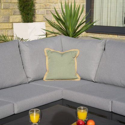 Vogue Aluminium Large Corner Aluminium Lounging Set in Graphite Grey