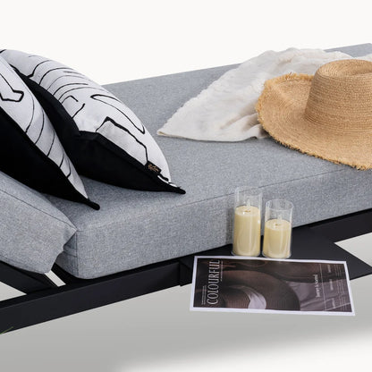 Maxwell Aluminium Sun Lounger in Graphite Grey