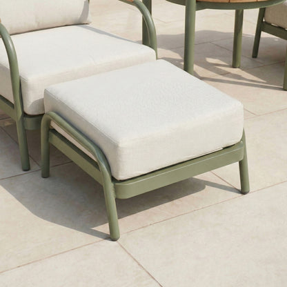 Ashley 5pc Lounging Set with Round Side Table - Green