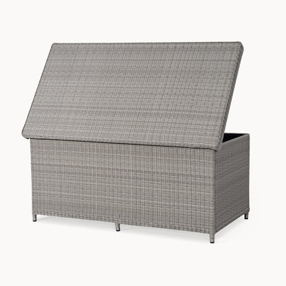 Large Talia Rattan Storage Box in White Wash