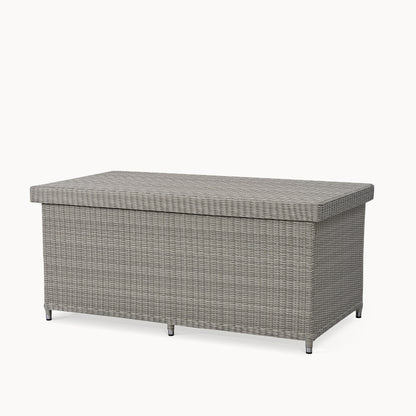 Large Talia Rattan Storage Box in White Wash