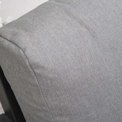 Macey Aluminium Corner Sofa Lounging Set in Graphite Grey
