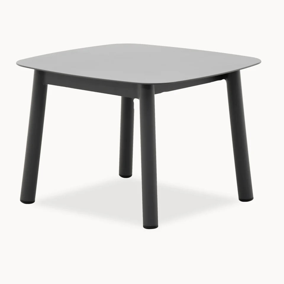 Monti Aluminium Wood 3 Piece Lounging Set in Graphite Grey