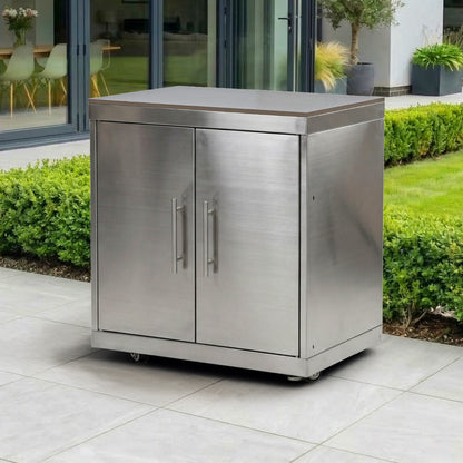 Stanley Outdoor Kitchen Double Cupboard Modular Unit - Stainless Steel