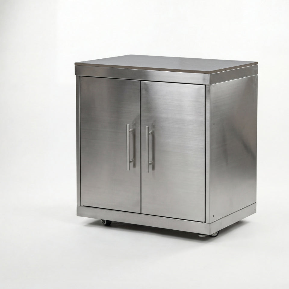 Stanley Outdoor Kitchen Double Cupboard Modular Unit - Stainless Steel
