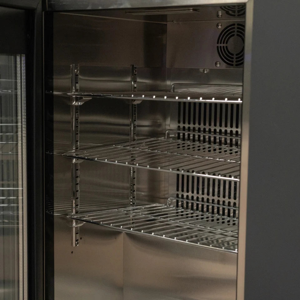 Riley Outdoor Kitchen Double Fridge Unit - Graphite Grey