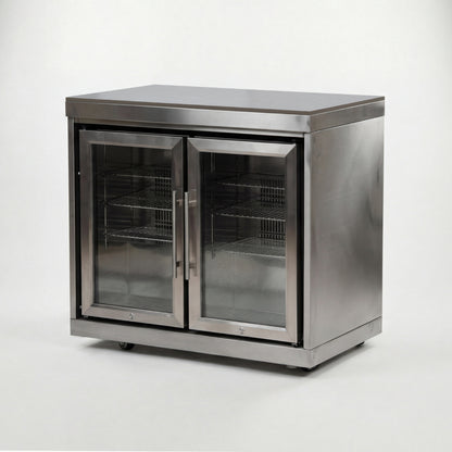 Stanley Outdoor Kitchen Double Fridge Unit - Stainless Steel