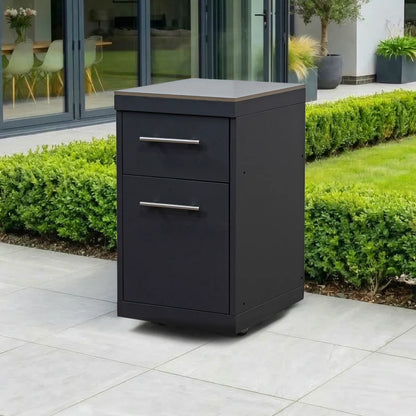 Riley Outdoor Kitchen Double Drawer Modular Unit - Graphite Grey