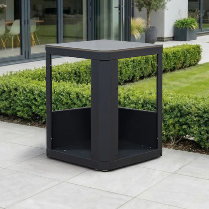 Riley Outdoor Kitchen Corner Modular Unit - Graphite Grey