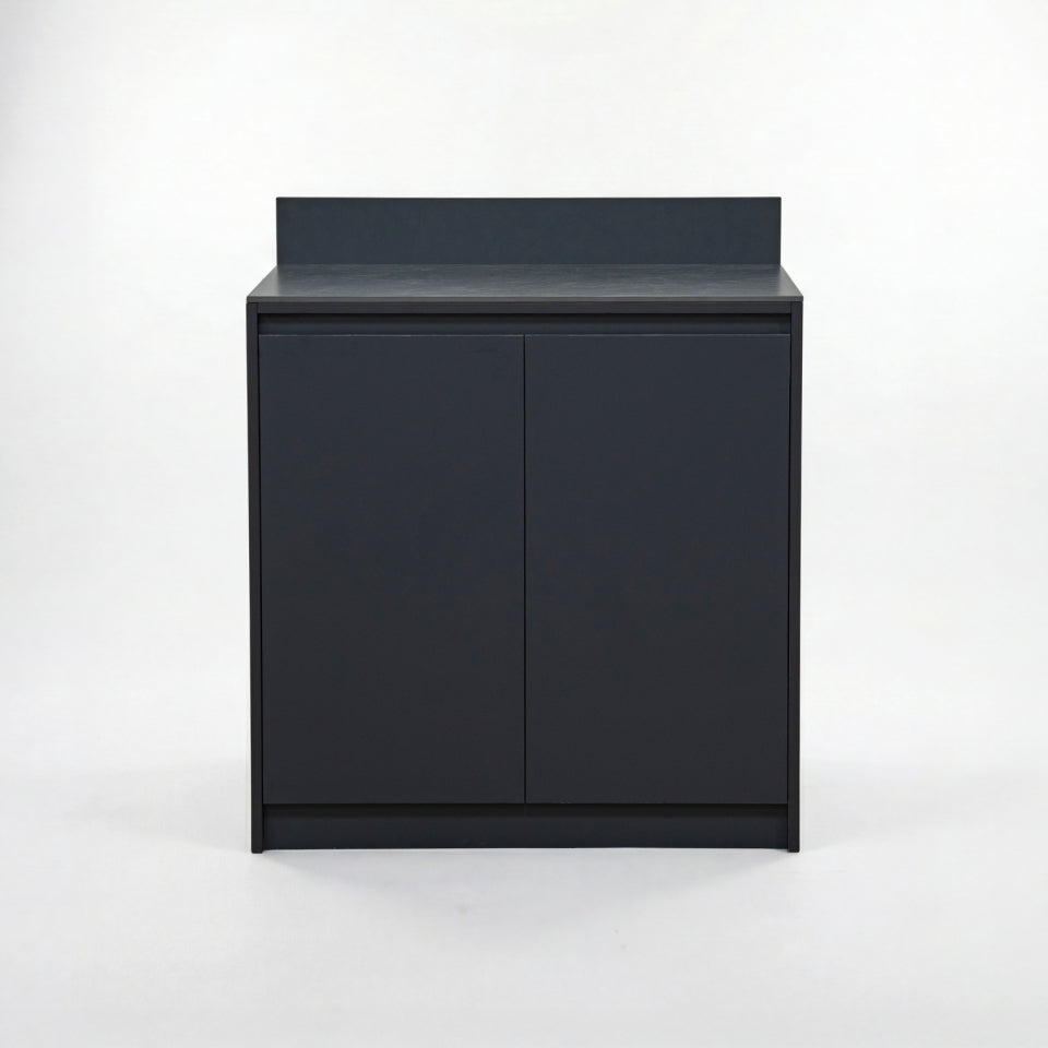 Oakley Outdoor Kitchen Double Cupboard Modular Unit - Graphite Grey