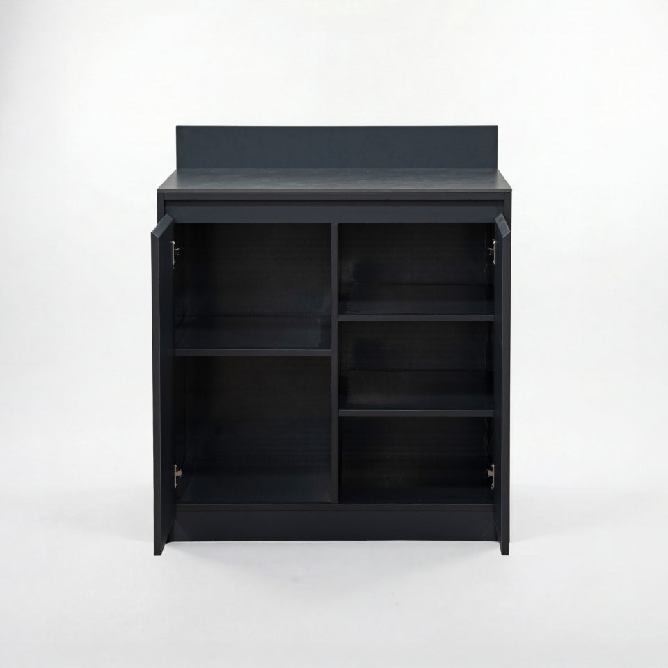 Oakley Outdoor Kitchen Double Cupboard Modular Unit - Graphite Grey