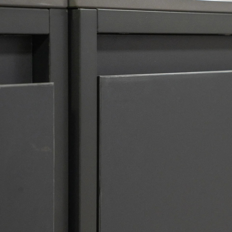 Oakley Outdoor Kitchen Kamado BBQ Drawer Modular Unit - Graphite Grey