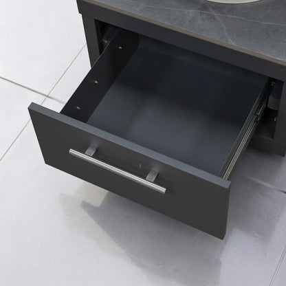 Riley Straight Outdoor Kitchen Kamado Charcoal BBQ K2073-B - Graphite Grey