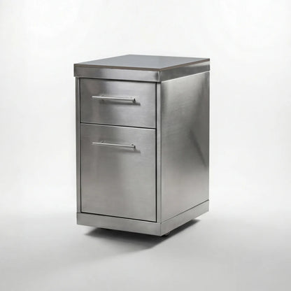 Stanley Straight Outdoor Kitchen Kamado Charcoal BBQ K1940-A - Stainless Steel