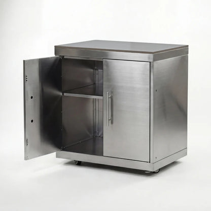 Stanley Straight Outdoor Kitchen Kamado Charcoal BBQ K2450-A - Stainless Steel