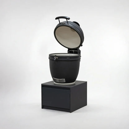 Oakley Straight Outdoor Kitchen Kamado Charcoal BBQ K1800-A - Graphite Grey