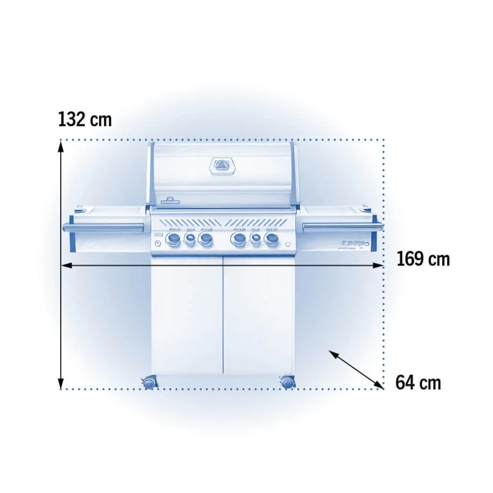 Napoleon Prestige PRO™ Stainless Steel 4-Burner Gas BBQ - PRO 500 LPG