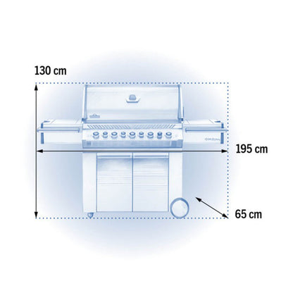Napoleon Prestige PRO™ Stainless Steel 5-Burner Gas BBQ - PRO 665 LPG