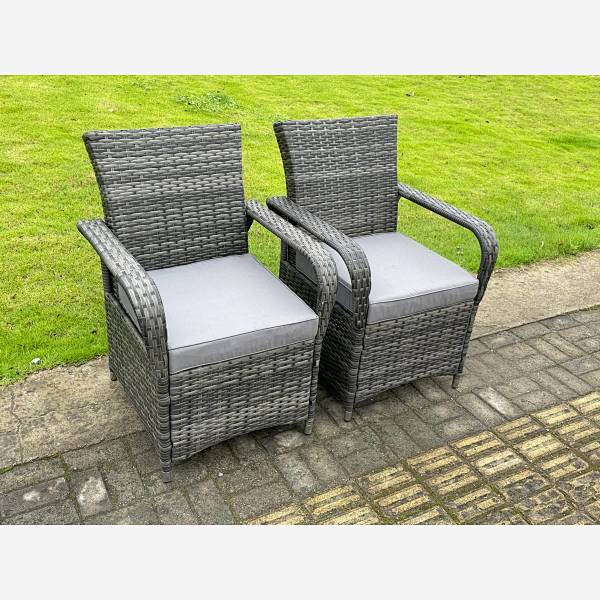 Rattan Garden Furniture Dining Set Table And Chairs PE Wicker Patio Outdoor 4 Chairs Plus Square Table