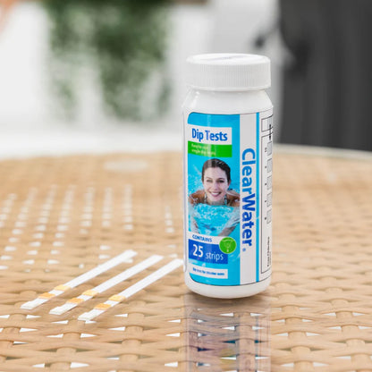 ClearWater 3-in-1 Hot Tub Test Strips x 100