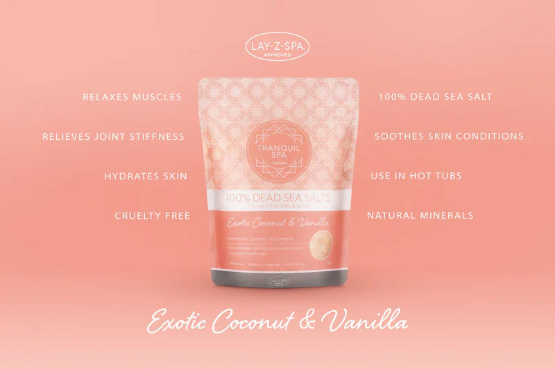 Tranquil Spa Dead Sea Salts - Coconut &amp; Vanilla