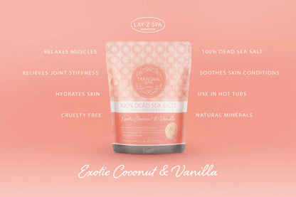 Tranquil Spa Dead Sea Salts - Coconut &amp; Vanilla