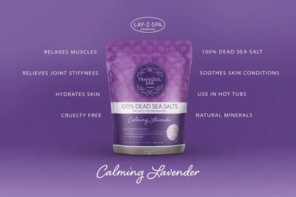 Tranquil Spa Dead Sea Salts - Lavender