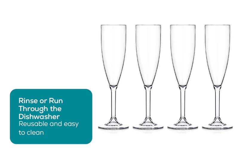 Hot Tub Champagne Flutes