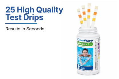 ClearWater 4-in-1 Hot Tub Test Strips x 150