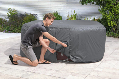 Square Thermal Hot Tub Cover - Large 201cm x 71-80cm