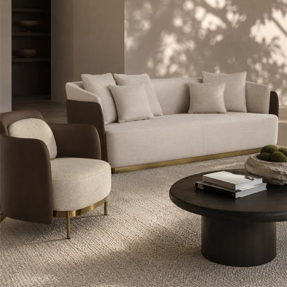 Gemma 4-Seater Sofa - Olive